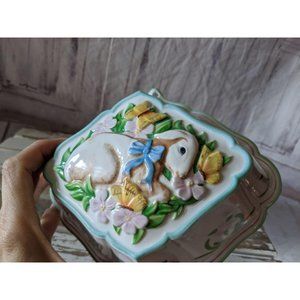 Le cordon bleu sheep lamb Easter‎ ceramic mold butt